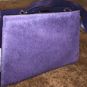 NWT ADRIENNE VITTADINI SMALL PURSE IN EGGPLANT COLOR